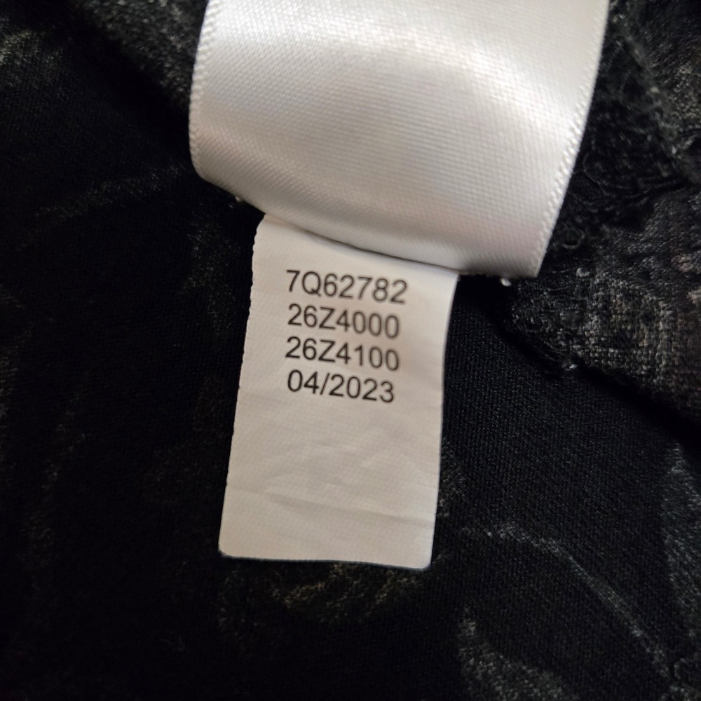 Lucky Brand Womens 3X Floral Henley Tunic Top 3/4 Sleeve Black Boho Viscose‎ - Picture 10 of 16